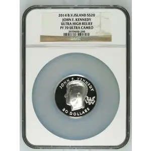 2014 John F. Kennedy Ultra High Relief ULTRA CAMEO (2)