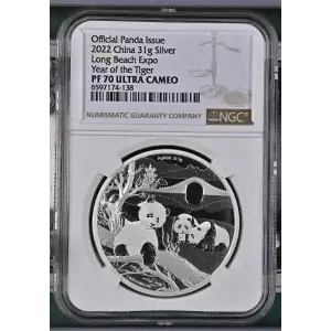 2022 Long Beach Expo Year of the Tiger Official Panda Issue ULTRA CAMEO (2)
