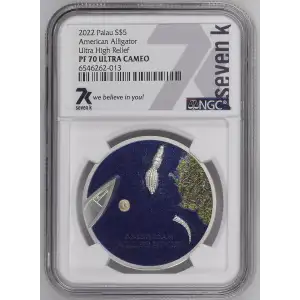 2022 American Alligator Ultra High Relief ULTRA CAMEO (2)