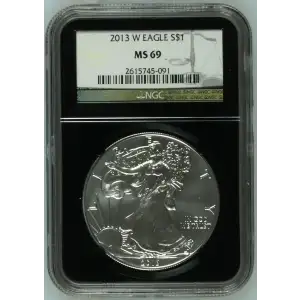 2013 W BURNISHED SILVER EAGLE (2)