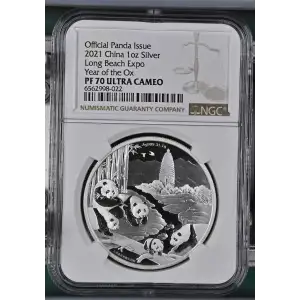 2021 Long Beach Expo Year of the Ox Official Panda Issue ULTRA CAMEO (2)