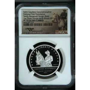 2017 T. Roosevelt Rough Rider Saint-Gaudens NPF Commem ULTRA CAMEO (2)