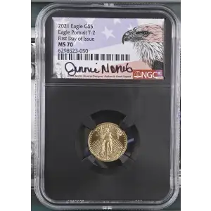 2021 Eagle Portrait T-2 First Day of Issue (2)