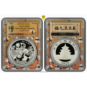 2025 10 Yn Panda Silver First Day of Issue Cleveland Freedom (2)