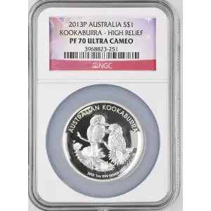 2013P Kookaburra - High Relief ULTRA CAMEO (2)