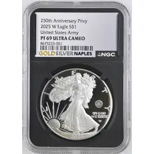 2025 W United States Army 250th Anniversary Privy ULTRA CAMEO (2)