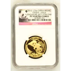 2012 Singapore Int'l Coin Fair Official Show Issue ULTRA CAMEO (2)