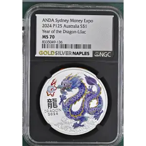 2024 P125 Year of the Dragon-Lilac ANDA Sydney Money Expo (2)