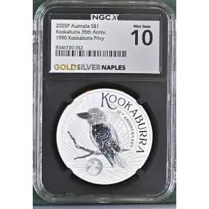 2025P Kookaburra 35th Anniv. 1990 Kookaburra Privy (2)