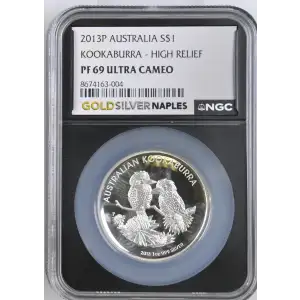 2013P Kookaburra - High Relief ULTRA CAMEO (2)
