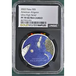 2022 American Alligator Ultra High Relief ULTRA CAMEO (2)