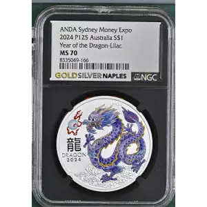 2024 P125 Year of the Dragon-Lilac ANDA Sydney Money Expo (2)