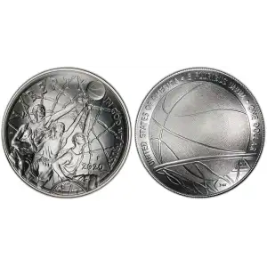 2020-P $1 Basketball Hall of Fame First Strike (2)