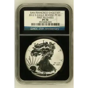 2012 S SAN FRANCISCO EAGLE SET FIRST RELEASES OFFICIAL US MINT SET (2)