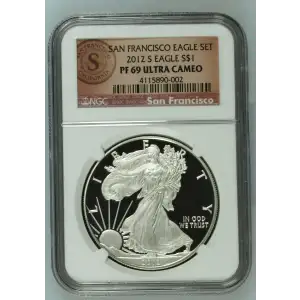 2012 S SAN FRANCISCO EAGLE SET OFFICIAL US MINT SET ULTRA CAMEO (2)