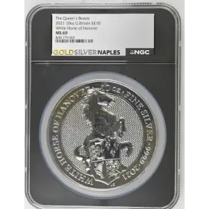 2021 10oz White Horse of Hanover The Queen's Beasts (2)