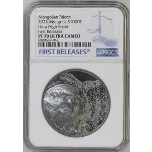 2023 Ultra High Relief First Releases Mongolian Falcon ULTRA CAMEO (2)