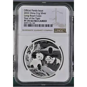 2022 Long Beach Expo Year of the Tiger Official Panda Issue ULTRA CAMEO (2)