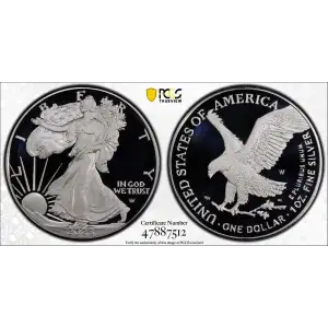 2023-W $1 Silver Eagle Congratulations Set First Strike, DCAM (2)