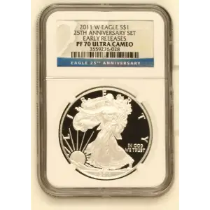 2011 W 25TH ANNIVERSARY SET EARLY RELEASES OFFICIAL US MINT SET ULTRA CAMEO (2)