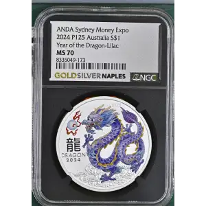 2024 P125 Year of the Dragon-Lilac ANDA Sydney Money Expo (2)