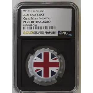 2021 Great Britain Bottle Cap World Landmarks ULTRA CAMEO (2)