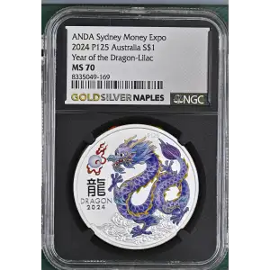 2024 P125 Year of the Dragon-Lilac ANDA Sydney Money Expo (2)