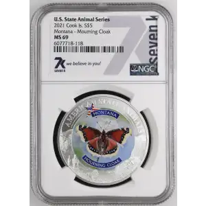 2021 Montana - Mourning Cloak U.S. State Animal Series (2)