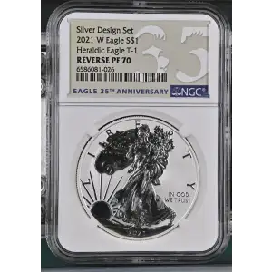 2021 W Heraldic Eagle T-1 Silver Design Set (2)