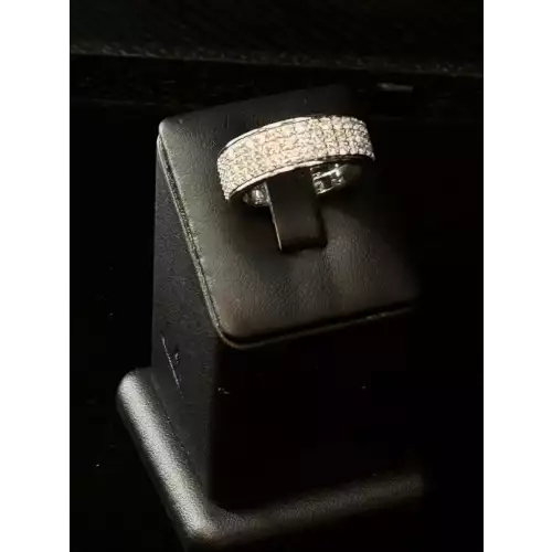 Spinable Moissanite Ring St.Silver 