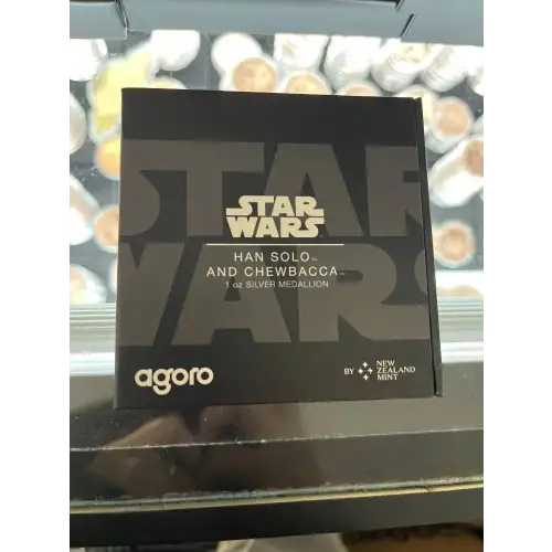 Star Wars™ Han Solo and Chewbacca - 1oz Silver coin