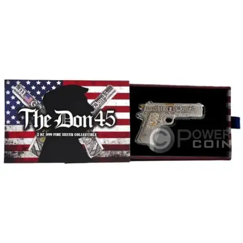 The Don 45: Donald Trump 5 oz Silver Collectible Coin  (5)