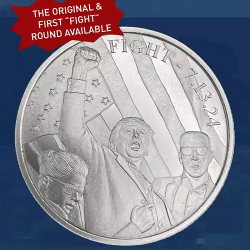 Trump “FIGHT!” 1 oz Silver Round  (2)
