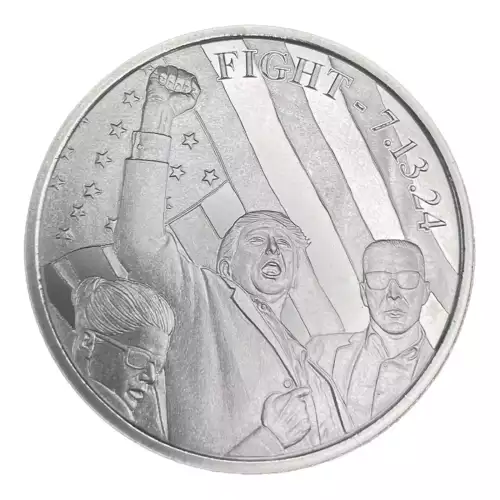 Trump “FIGHT!” 1 oz Silver Round  (3)