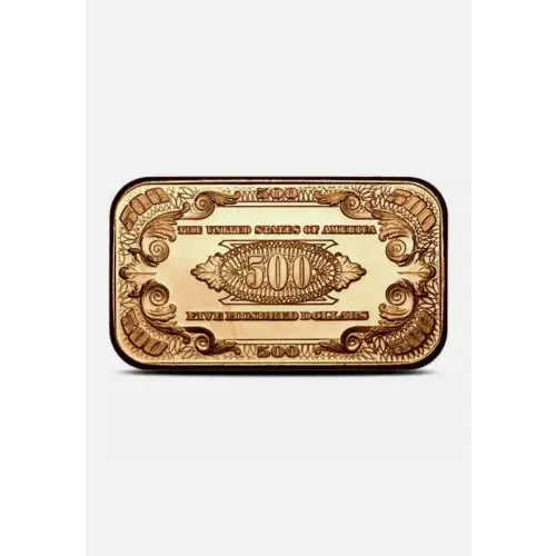 Tube of 20x 1 oz Copper Bar $500 Banknote (3)