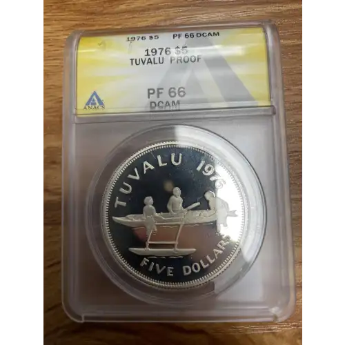 TUVALU Silver 5 DOLLARS