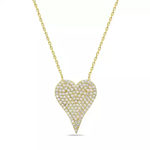 Yellow Joy heart necklace